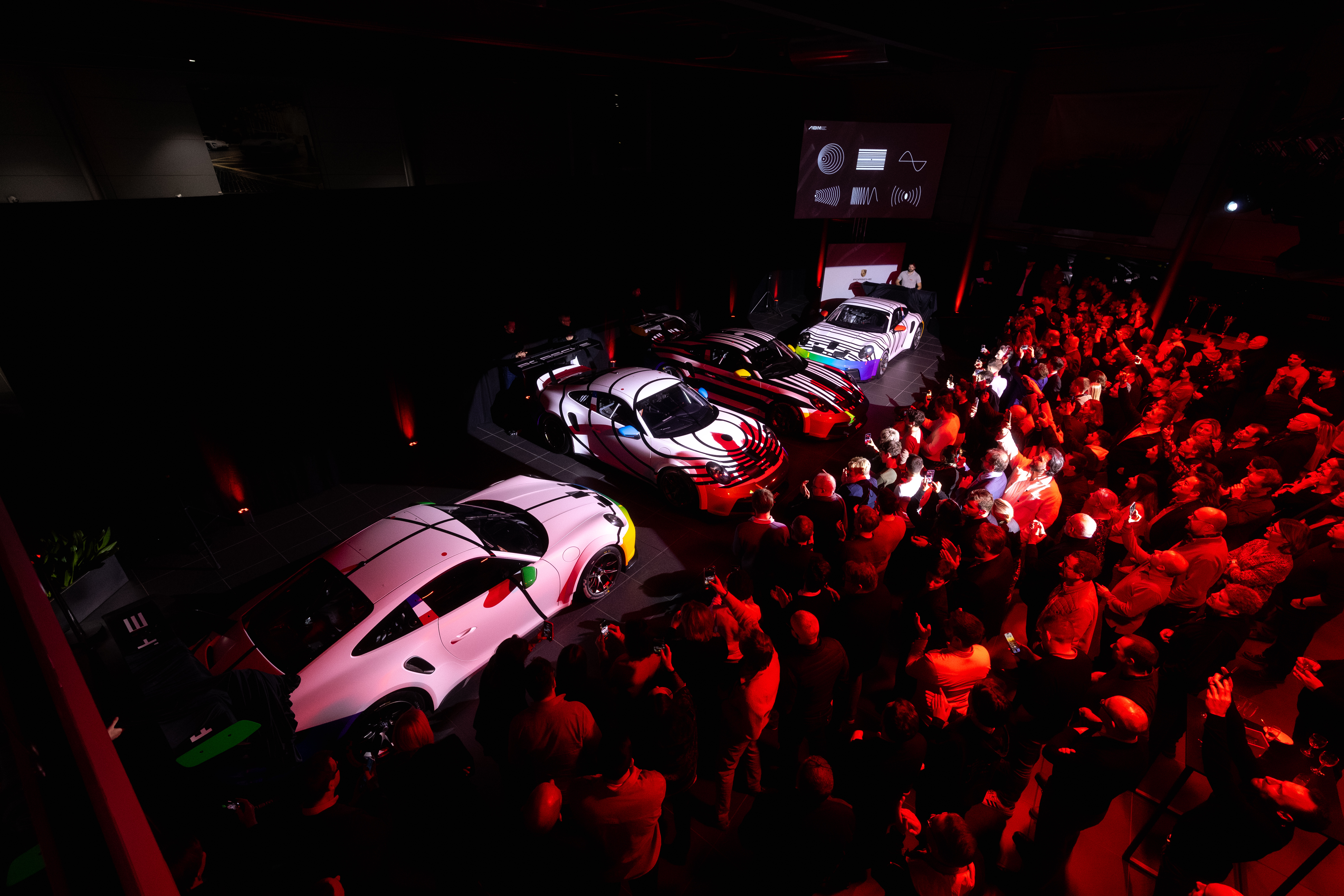Révélation des nouvelles livrées ABM au Centre Porsche Annecy